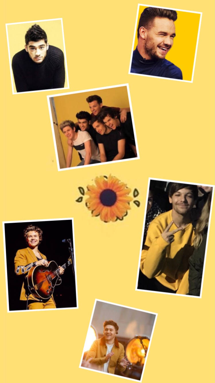 One Direction Aesthetic Yellow Wallpaper