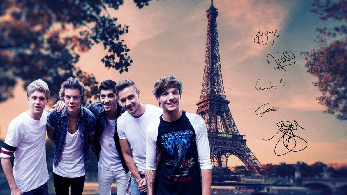 One Direction Edit In Paris Background