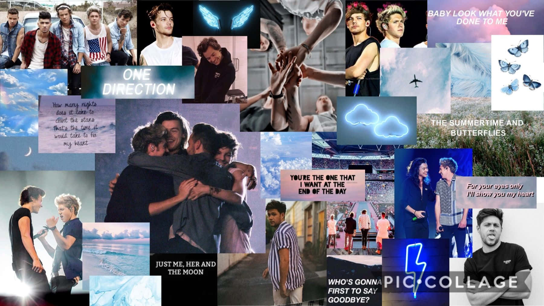 "One Direction laptop - stay connected with the band you love" Wallpaper