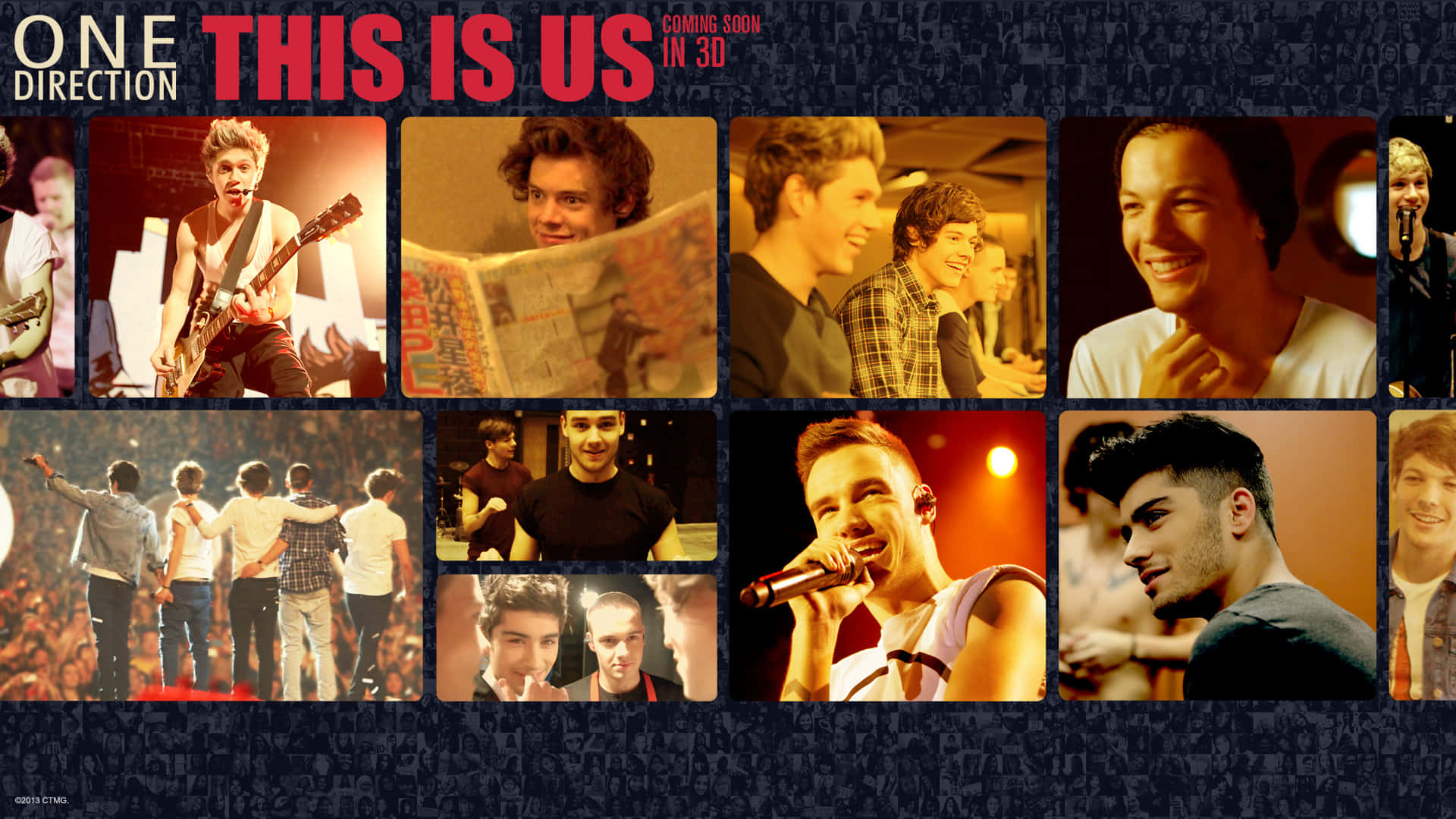 Dokumentar One Direction Laptop Tapet: Se ind i One Direction's liv med dette kampvægt wallpaper. Wallpaper