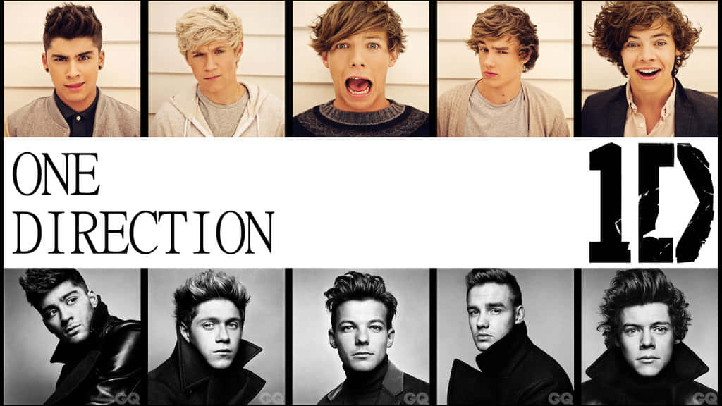 One Direction Notebook 1024 X 576 Wallpaper
