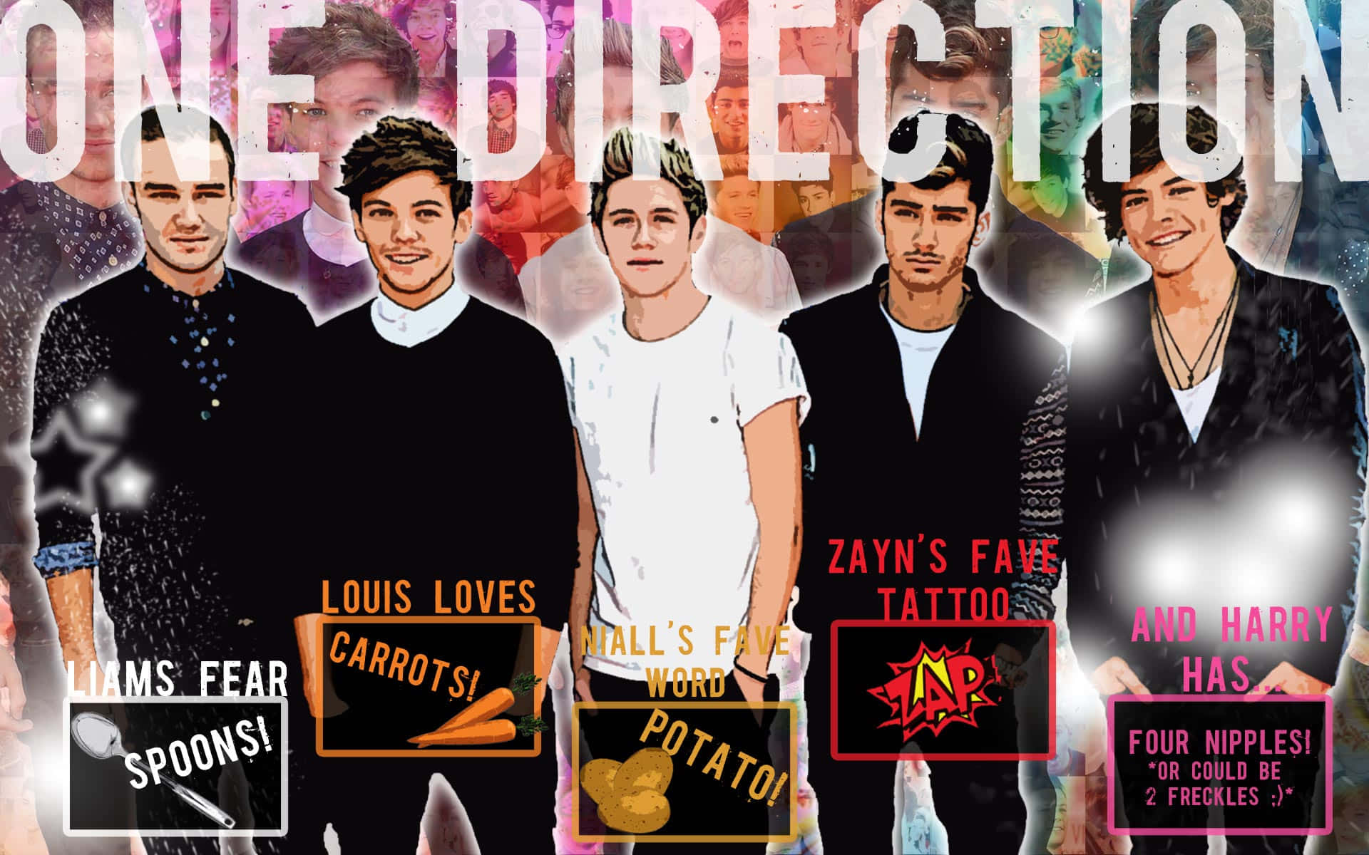 Upgrade your device with the newest One Direction laptop! Wallpaper