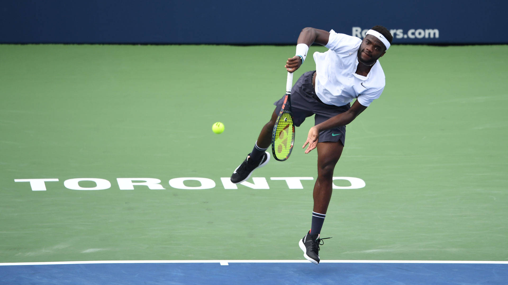 One-handed Forehand Frances Tiafoe Wallpaper