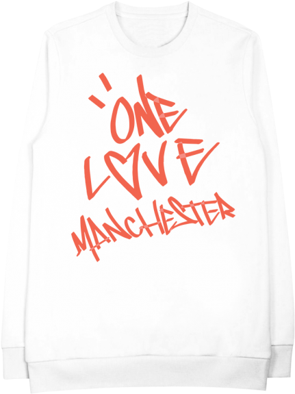 One Love Manchester Sweatshirt PNG