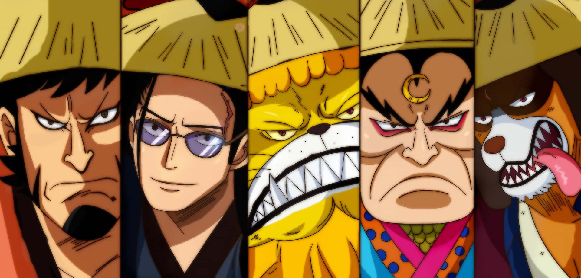 Enhøjtopløsningsbaggrund Med Den Populære Animeserie: One Piece
