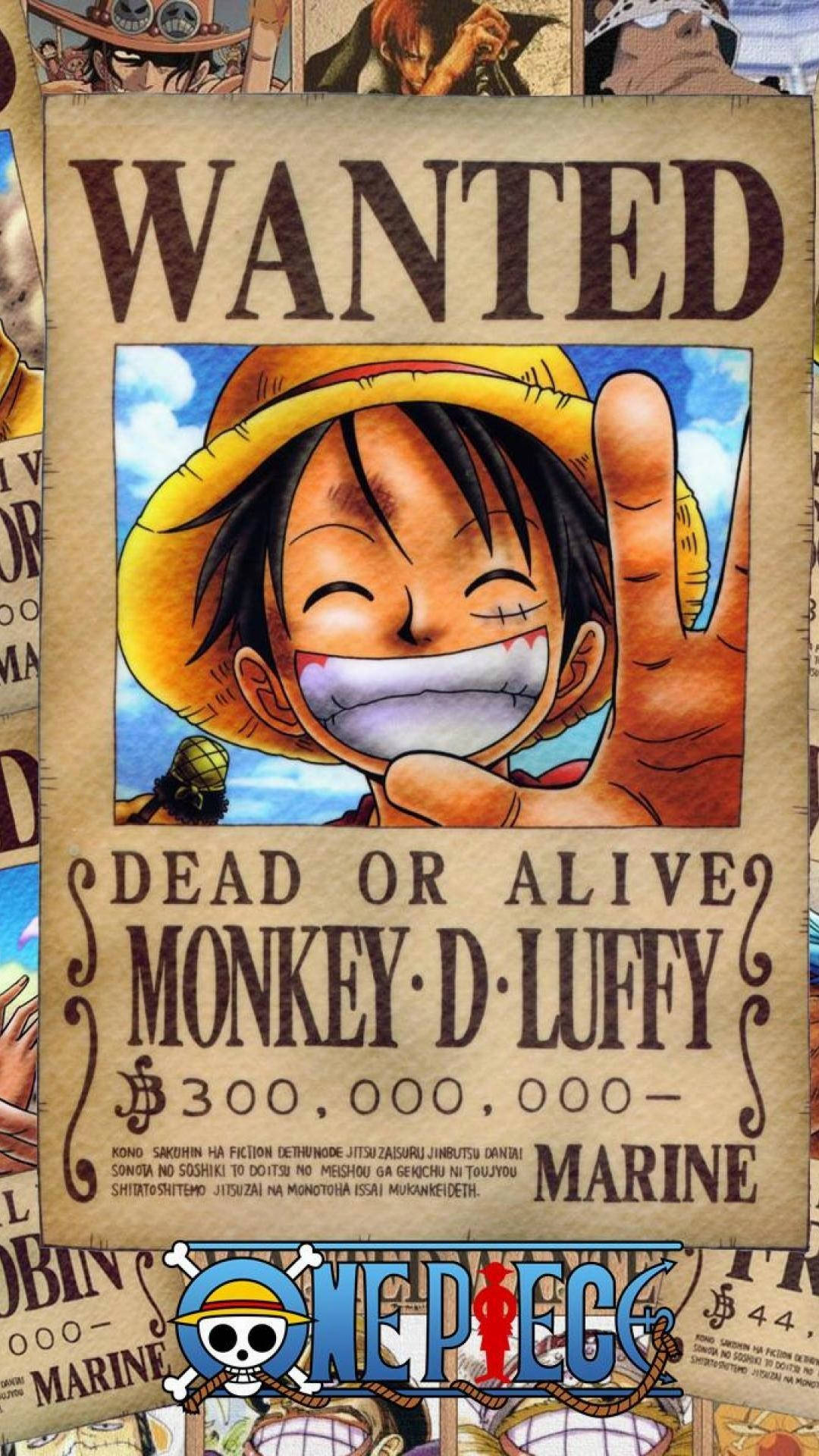 Luffy Bounty luffy wanted poster HD phone wallpaper  Pxfuel