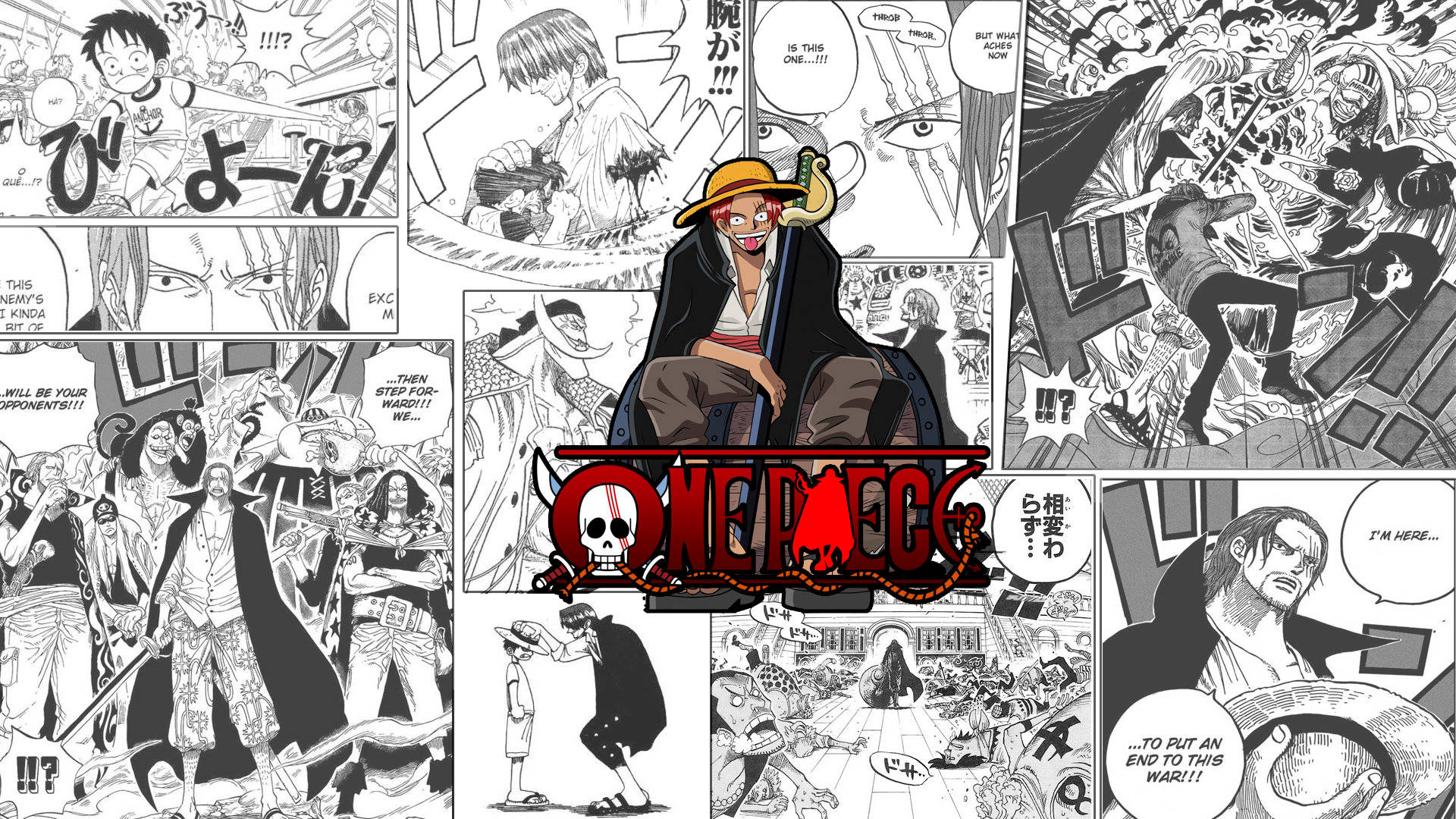 One Piece 4k Shanks Fan Art Wallpaper