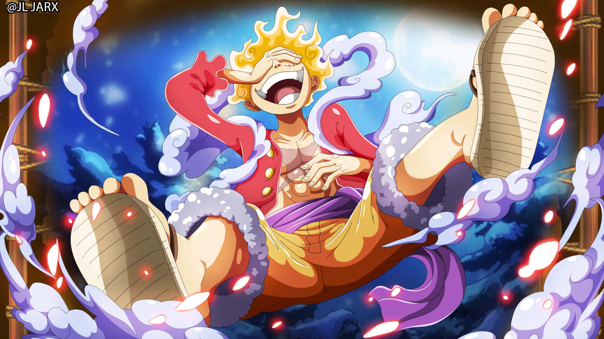 One Piece Character Laughing 5k Wallpaper