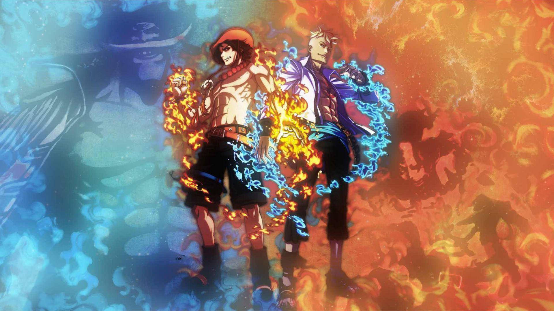 One Piece Ace And Phoenix Wallpaper