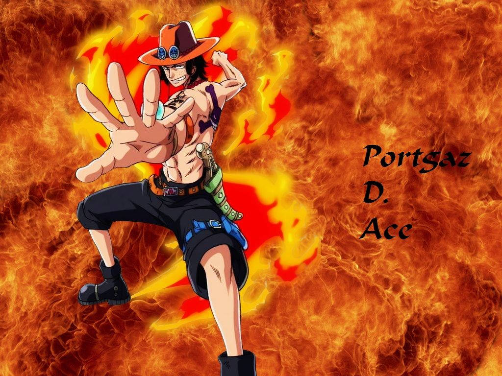 One Piece Ace Anime Art Wallpaper