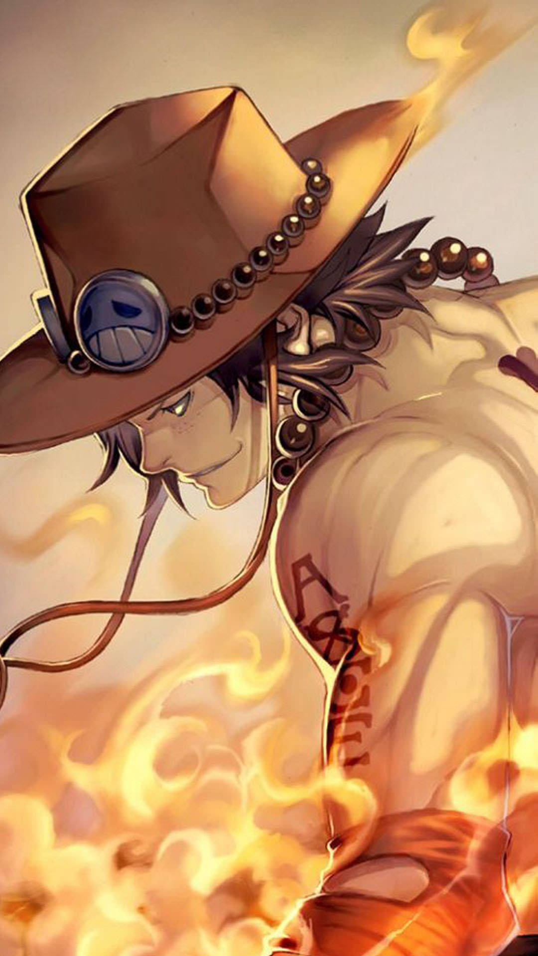 One Piece Ace Brown Cowboy Hat