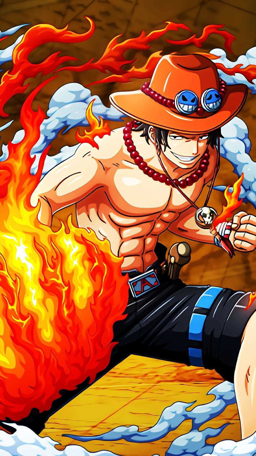 One Piece Ace Burning Fist Wallpaper