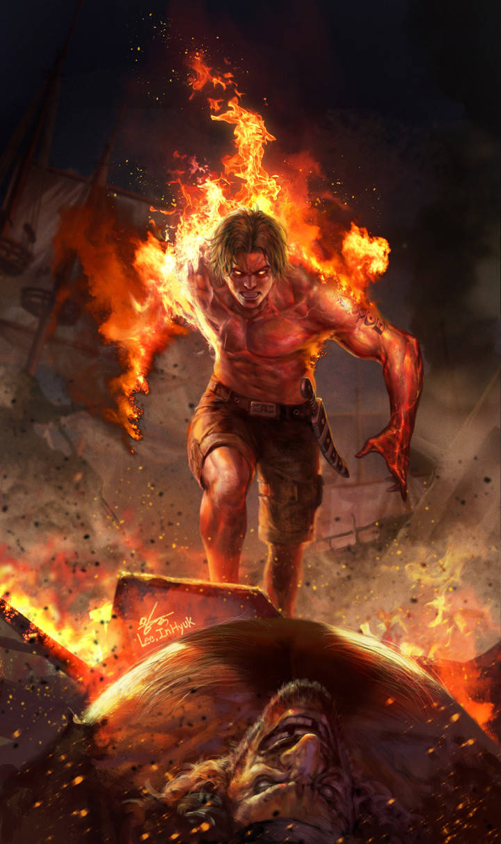 One Piece Ace In Raging Fire