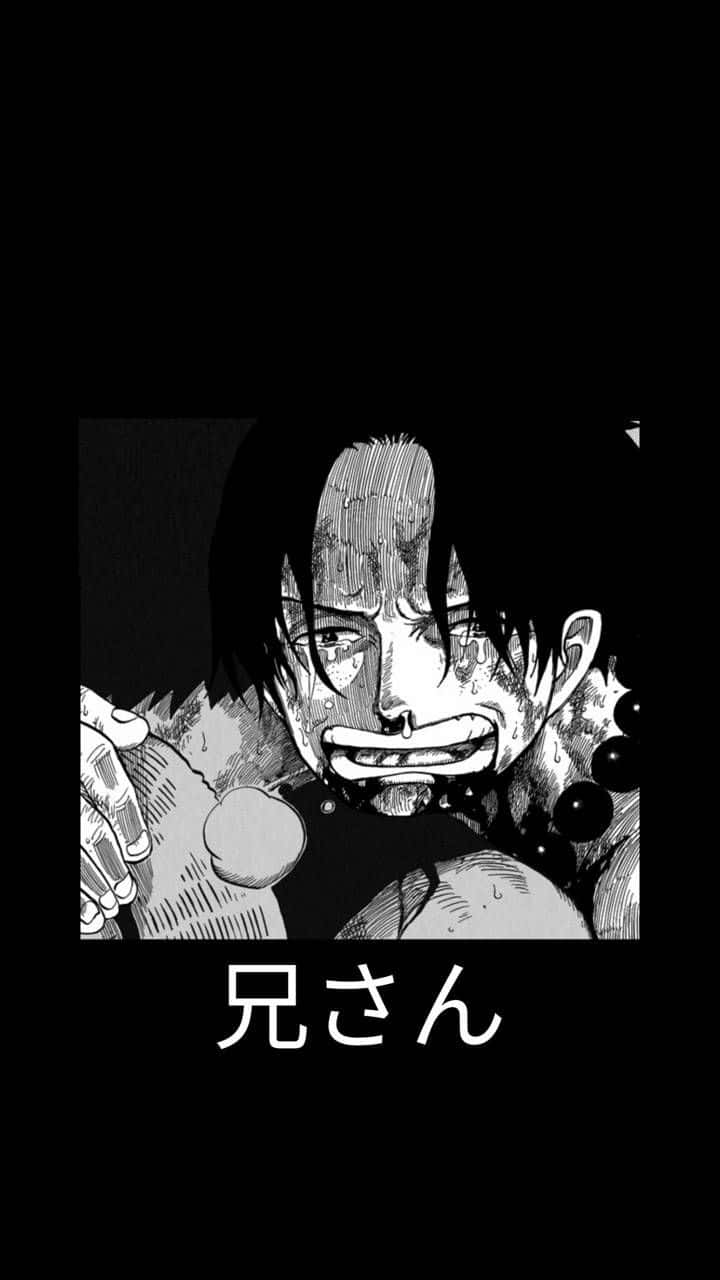 One Piece: The Tragic Moment of Ace's Death Wallpaper