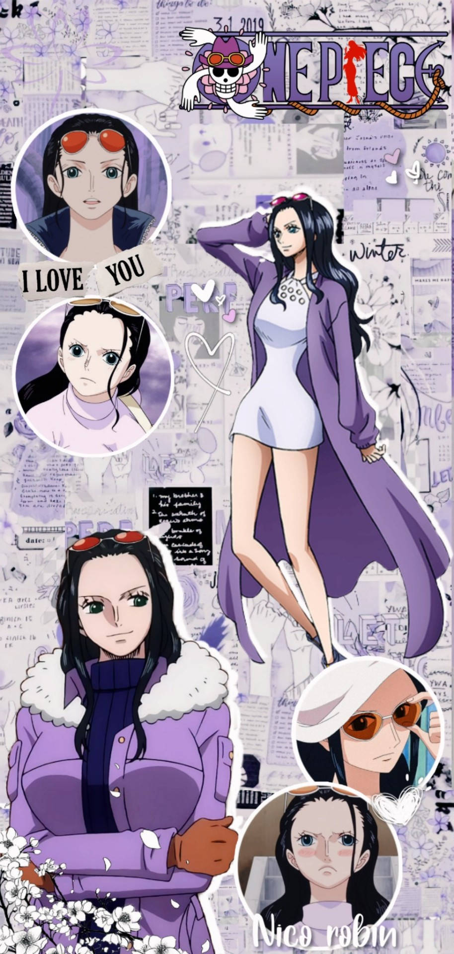One Piece Aesthetic Robin Wallpaper