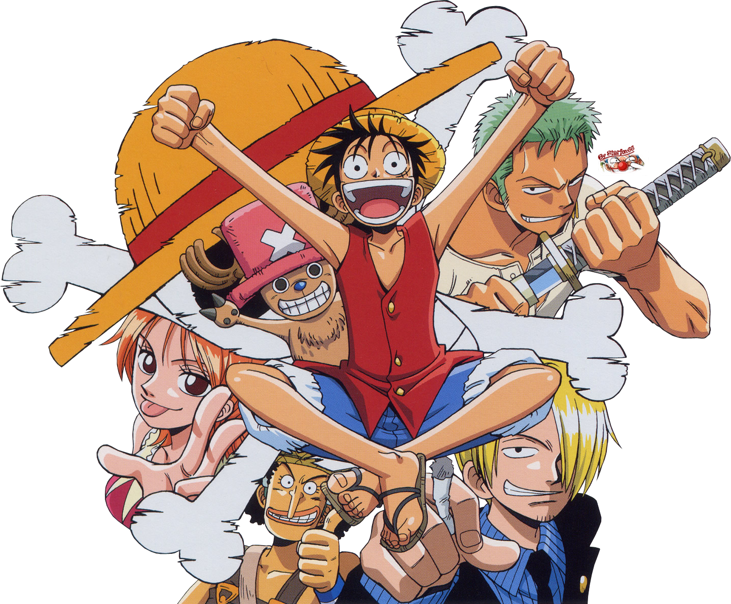 One Piece Anime Characters Sanjiand Crew PNG