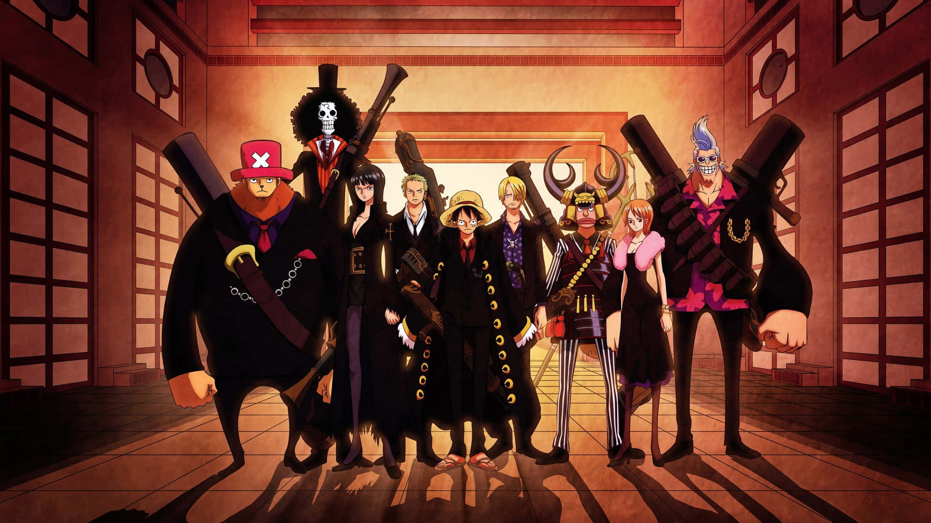 One Piece Anime Crew2560x1440 Wallpaper