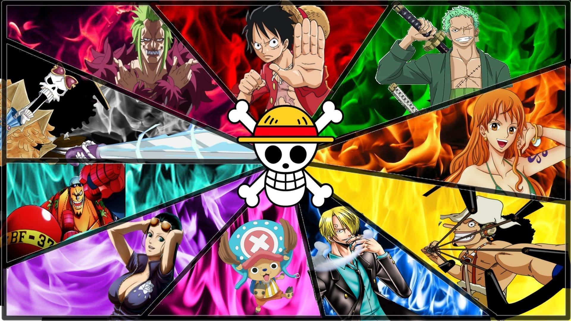 One Piece Anime Pirates Logo Wallpaper