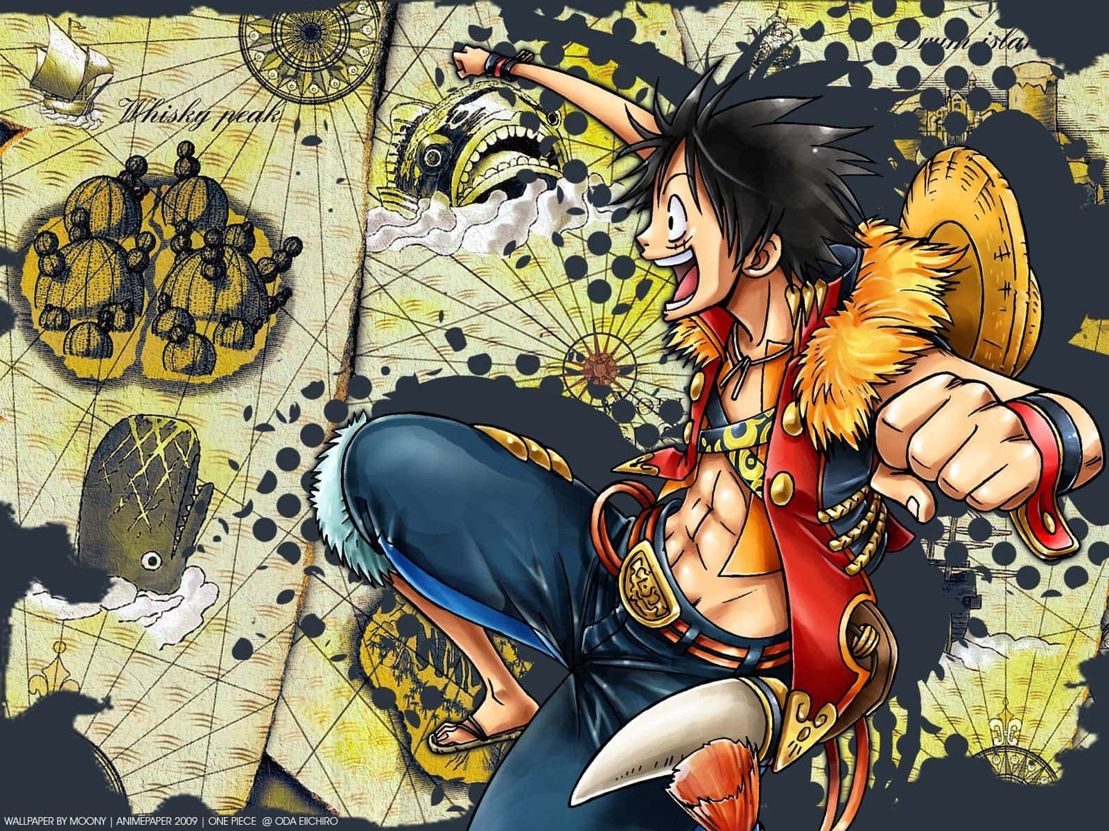 Enbakgrundsbild Med One Piece.