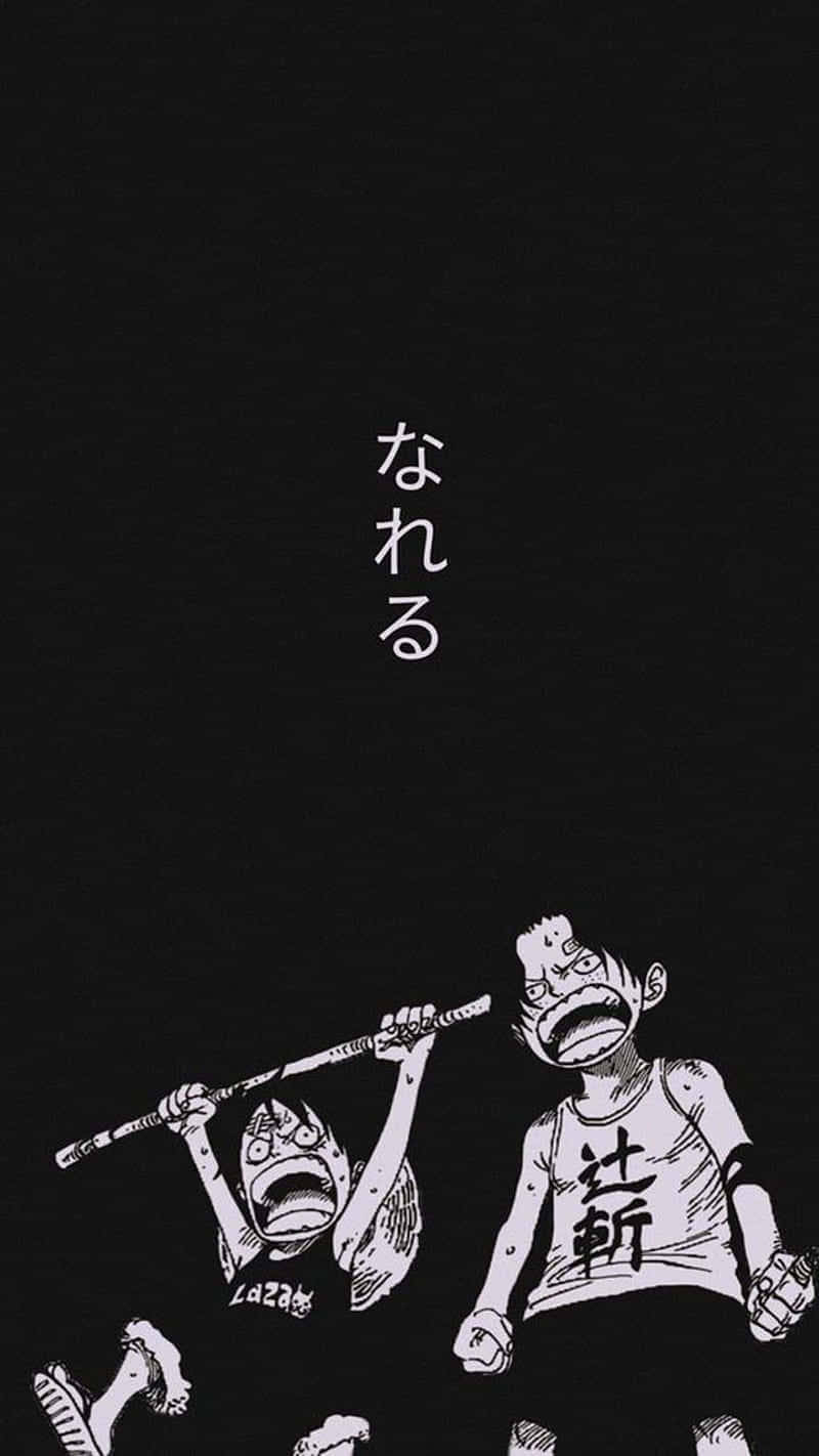 One Piece Black Wallpapers  Wallpaper Cave