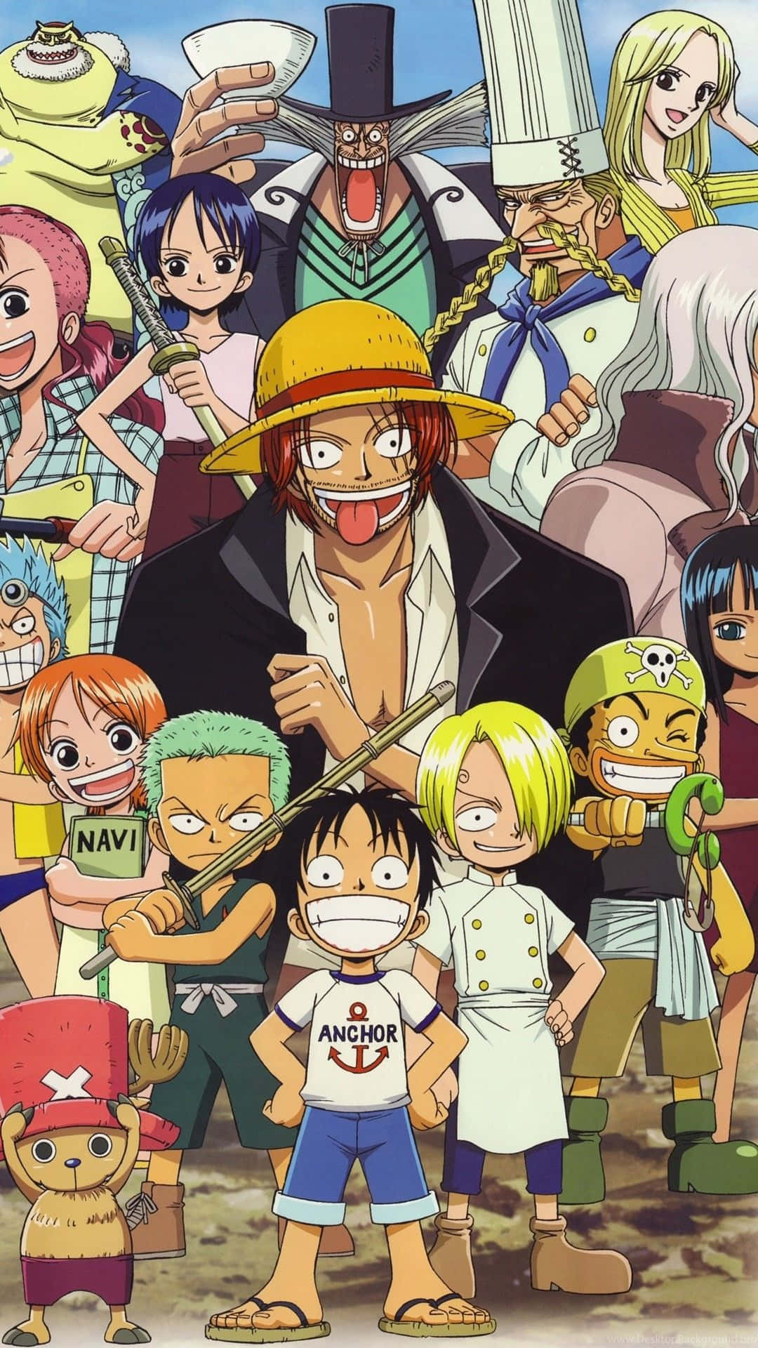 One Piece Characters Assemble Wallpaper