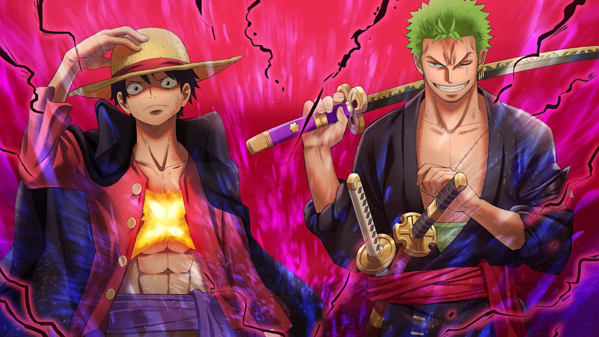 The Adventure Begins! One Piece Characters Assemble Wallpaper