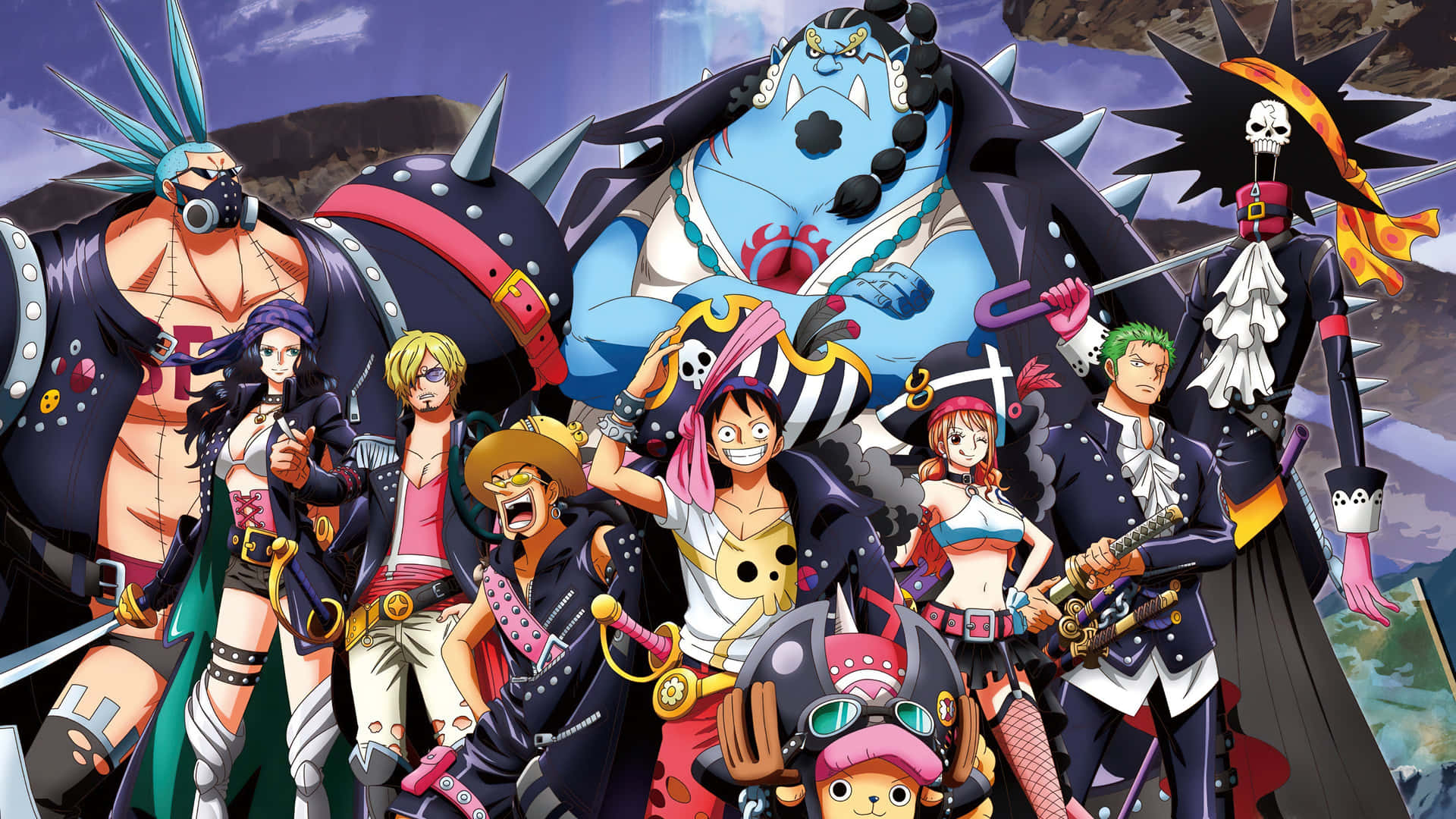 Epic One Piece Characters Assemble Wallpaper