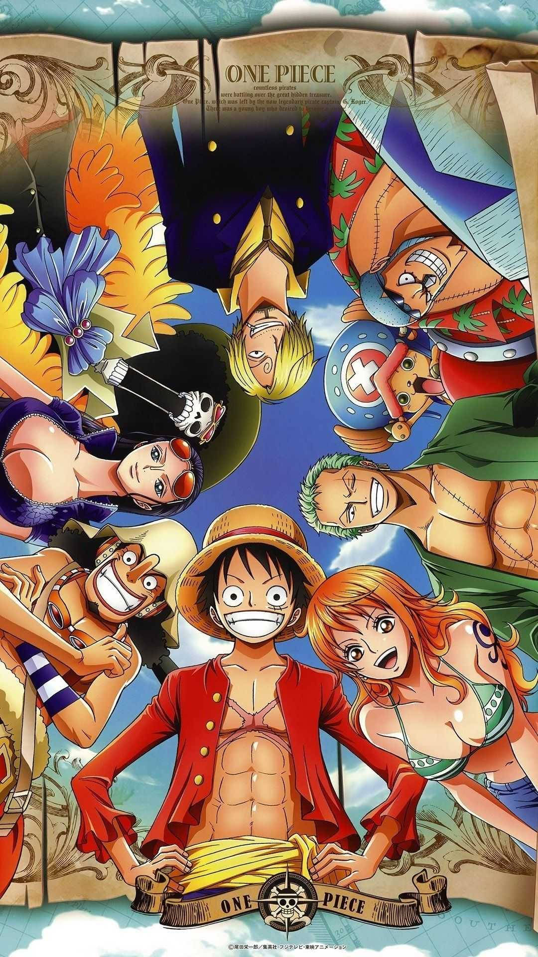 One Piece Characters IPhone Wallpaper