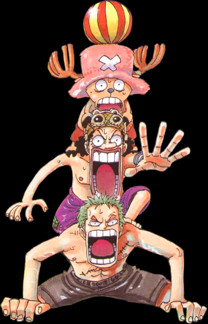 One_ Piece_ Animated_ Totem PNG