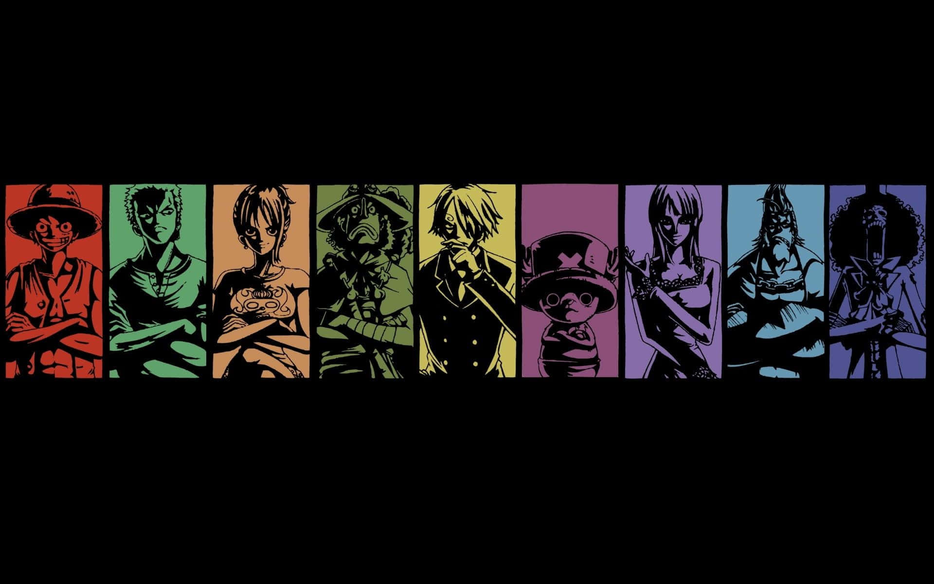 "Be part of the Straw Hat Pirate crew with One Piece Chibi!" Wallpaper