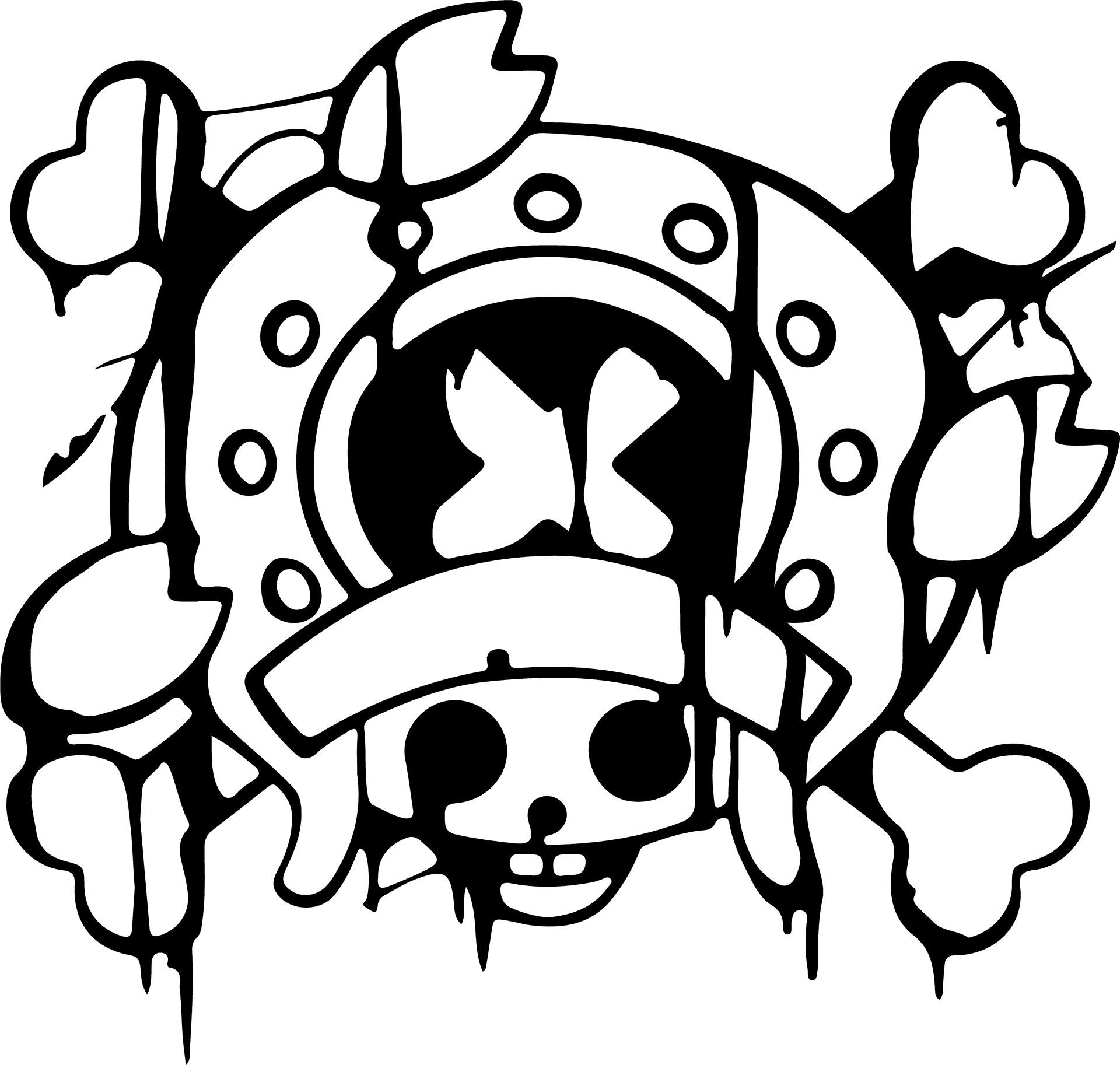 One Piece Chopper Jolly Roger PNG