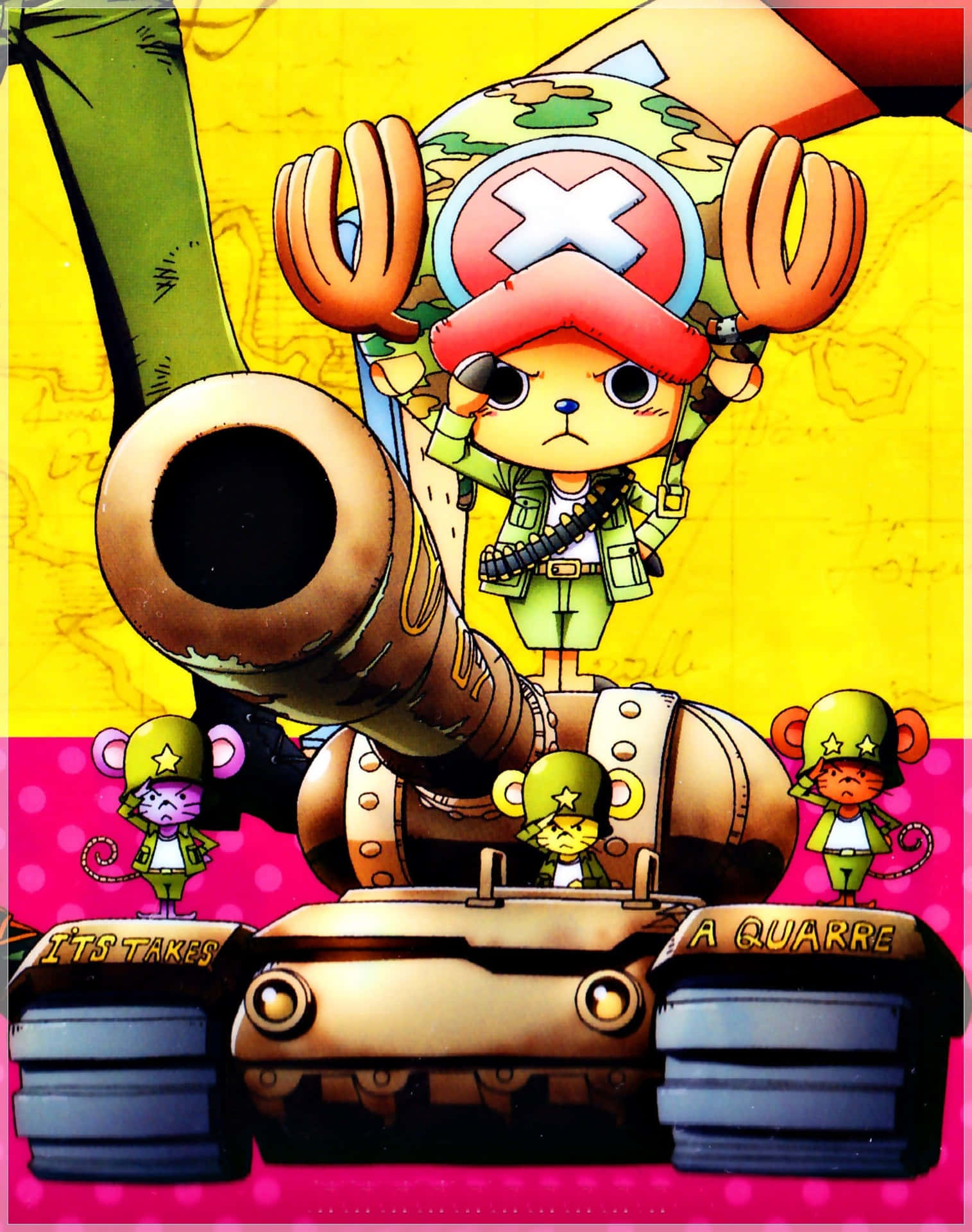 Missile Tank One Piece Chopper Wallpaper