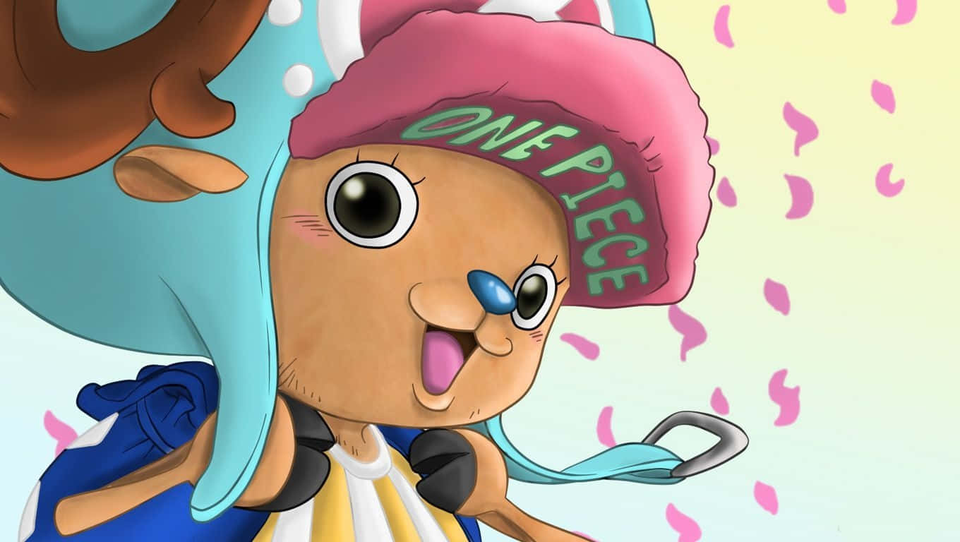 Cute and Brave - One Piece Chopper in Snow Wallpaper