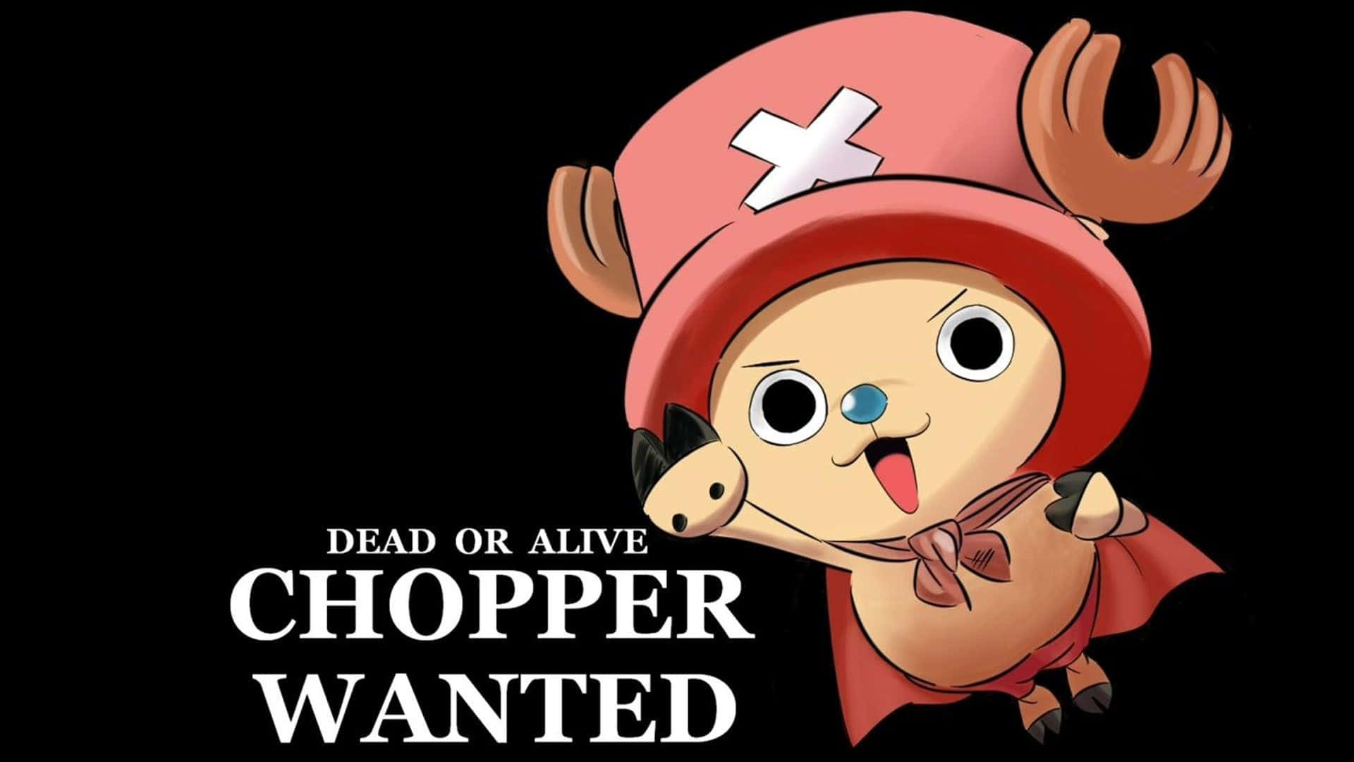 Død eller levende One Piece Chopper Efterspurgt Tapet Wallpaper