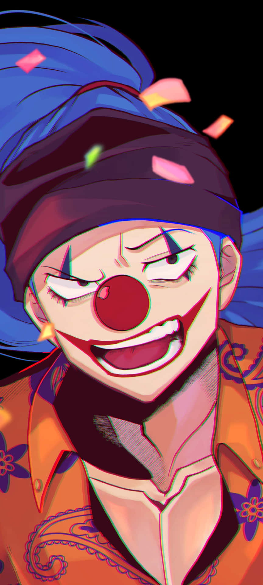 One Piece Clown Piraat Lock Screen Achtergrond