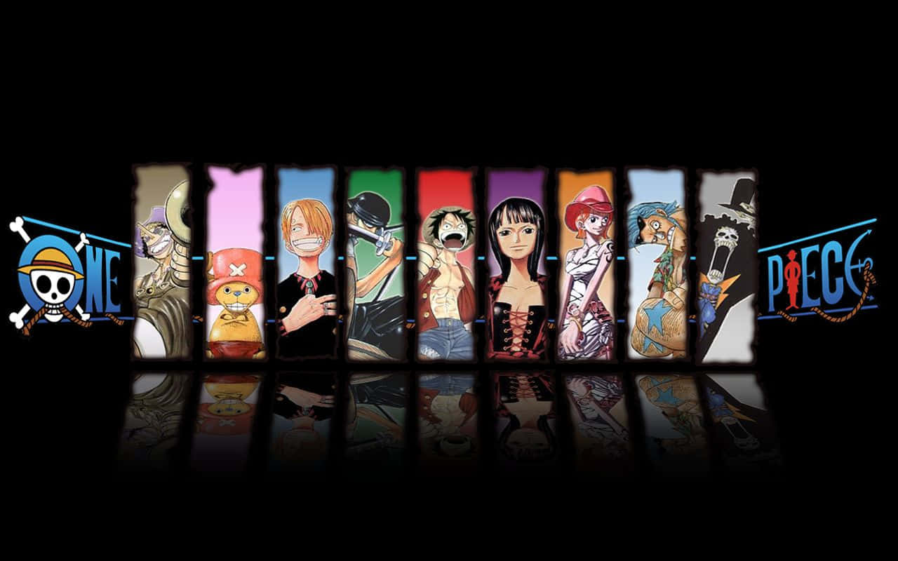 Oplev al eventyret og spændingen af ​​One Piece Cool Tapet! Wallpaper
