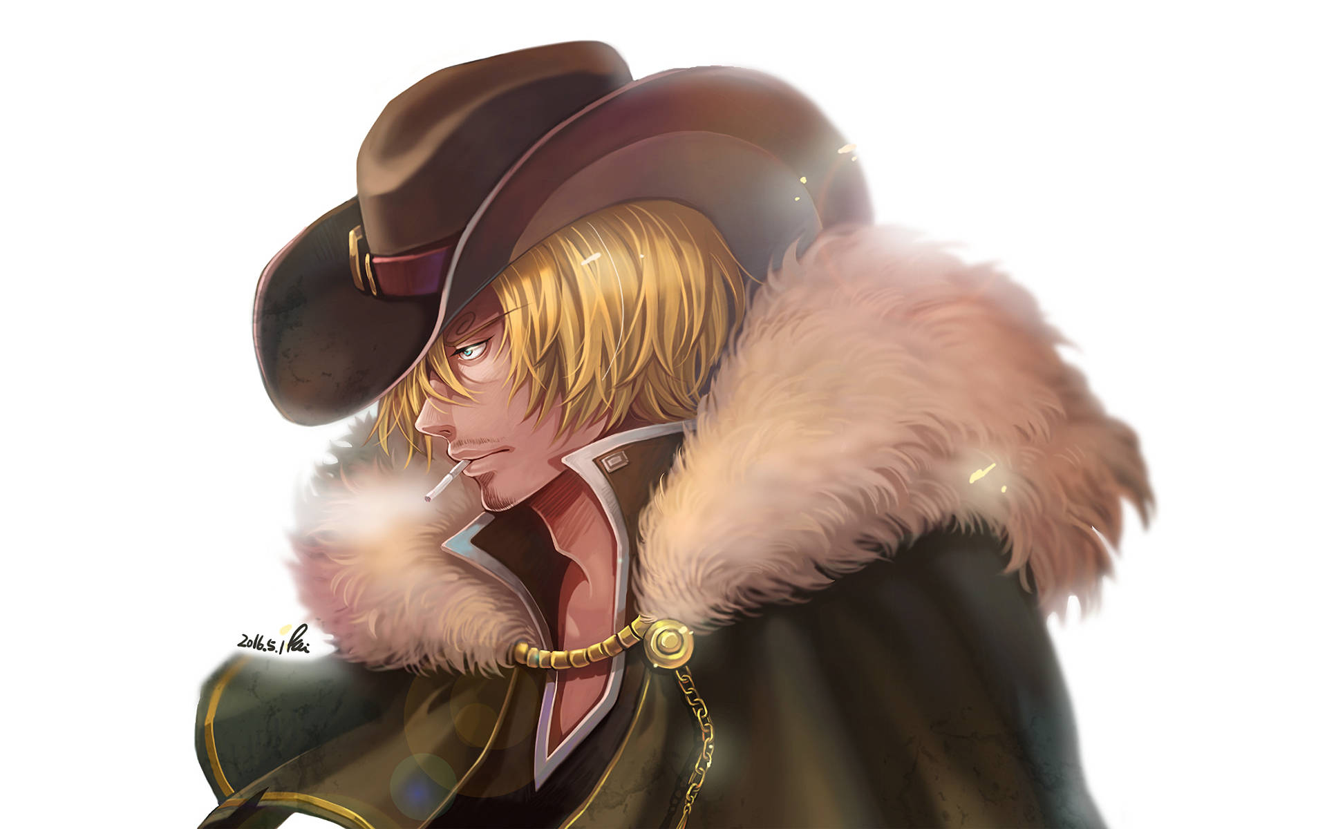 Sanji, the cowboy of the One Piece Series Wallpaper
