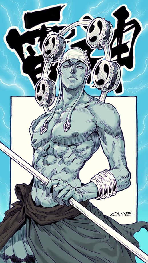 Enel, the God of Skypiea with electrifying powers, from One Piece Wallpaper