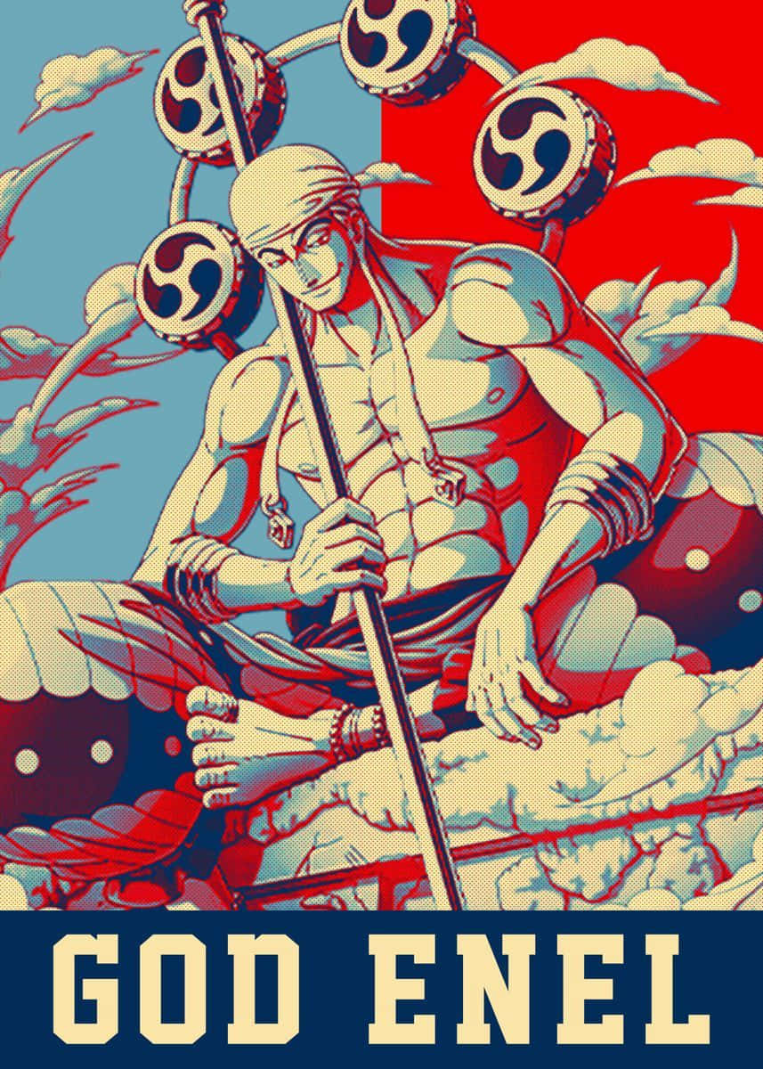 Enel, the Almighty Lightning God in One Piece Wallpaper