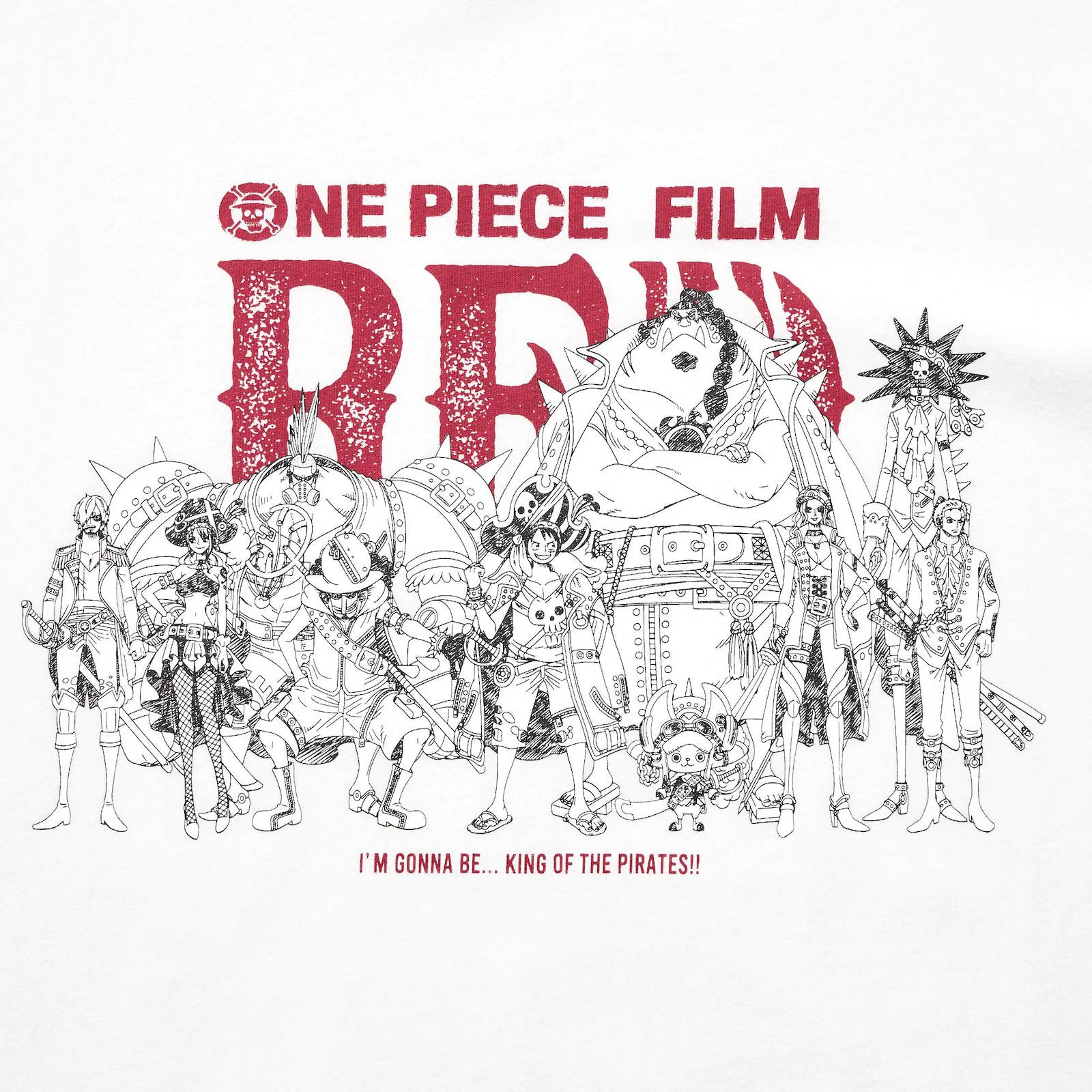 One Piece Film Red Character Designs
