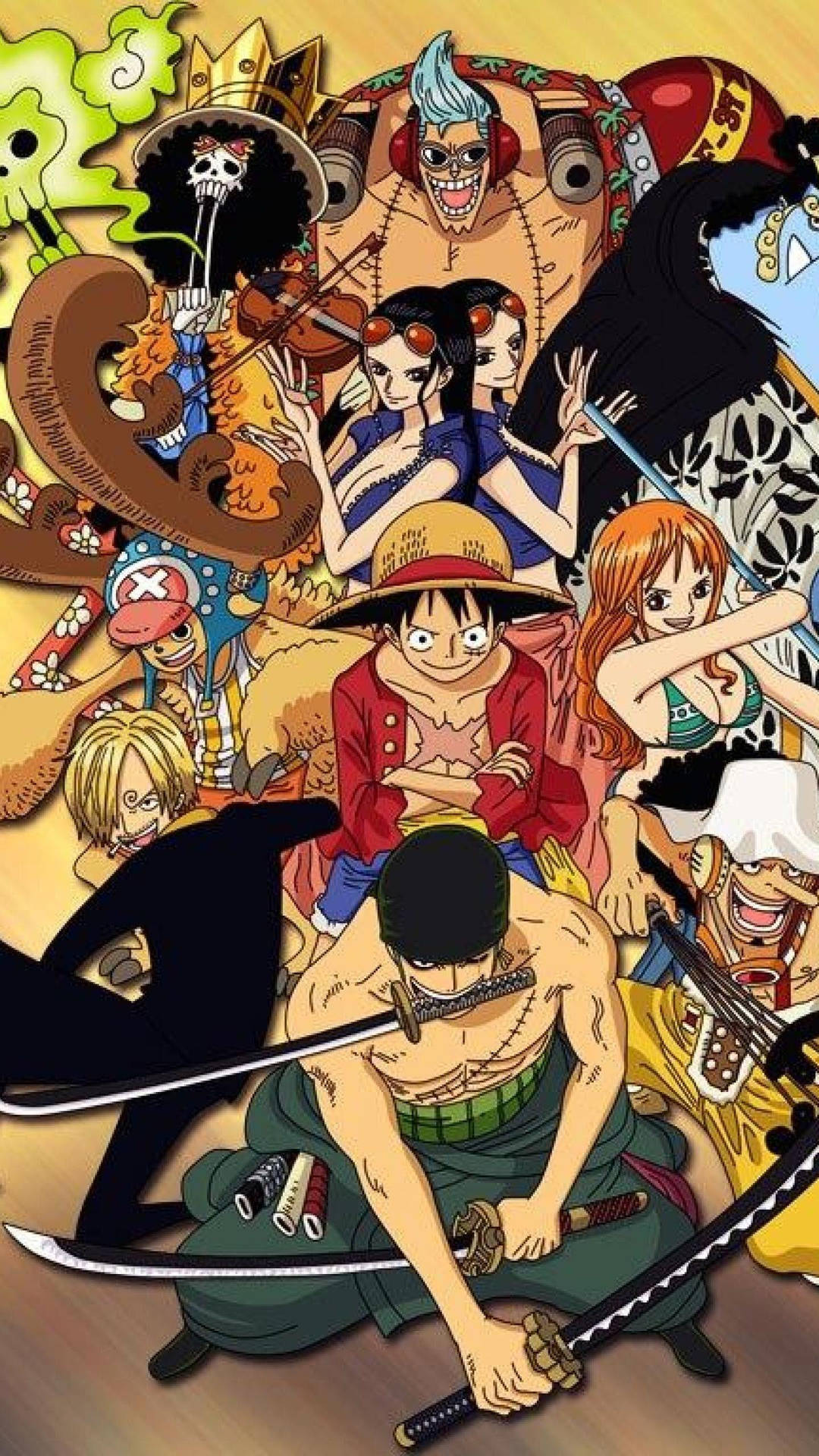 Membridel Cast In Diretta Di One Piece. Sfondo