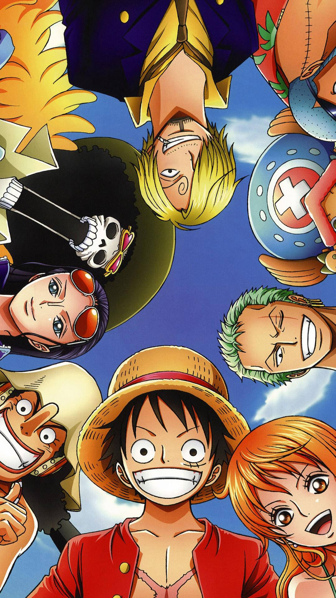 Elencoen Vivo De One Piece Sonriendo Fondo de pantalla
