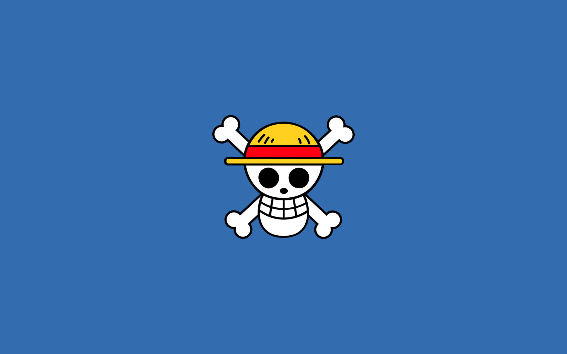 One Piece Logo Blue