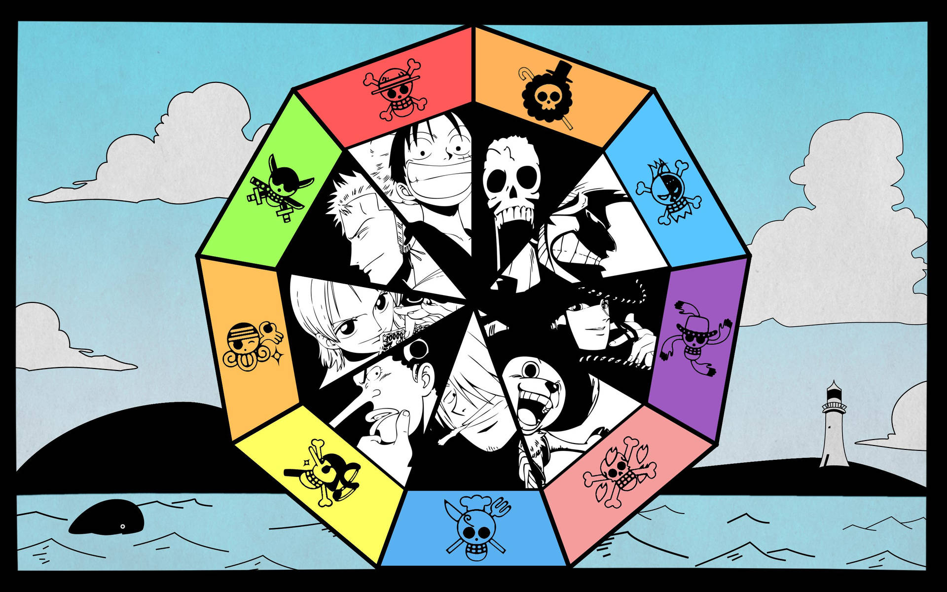 One Piece Logo Characters