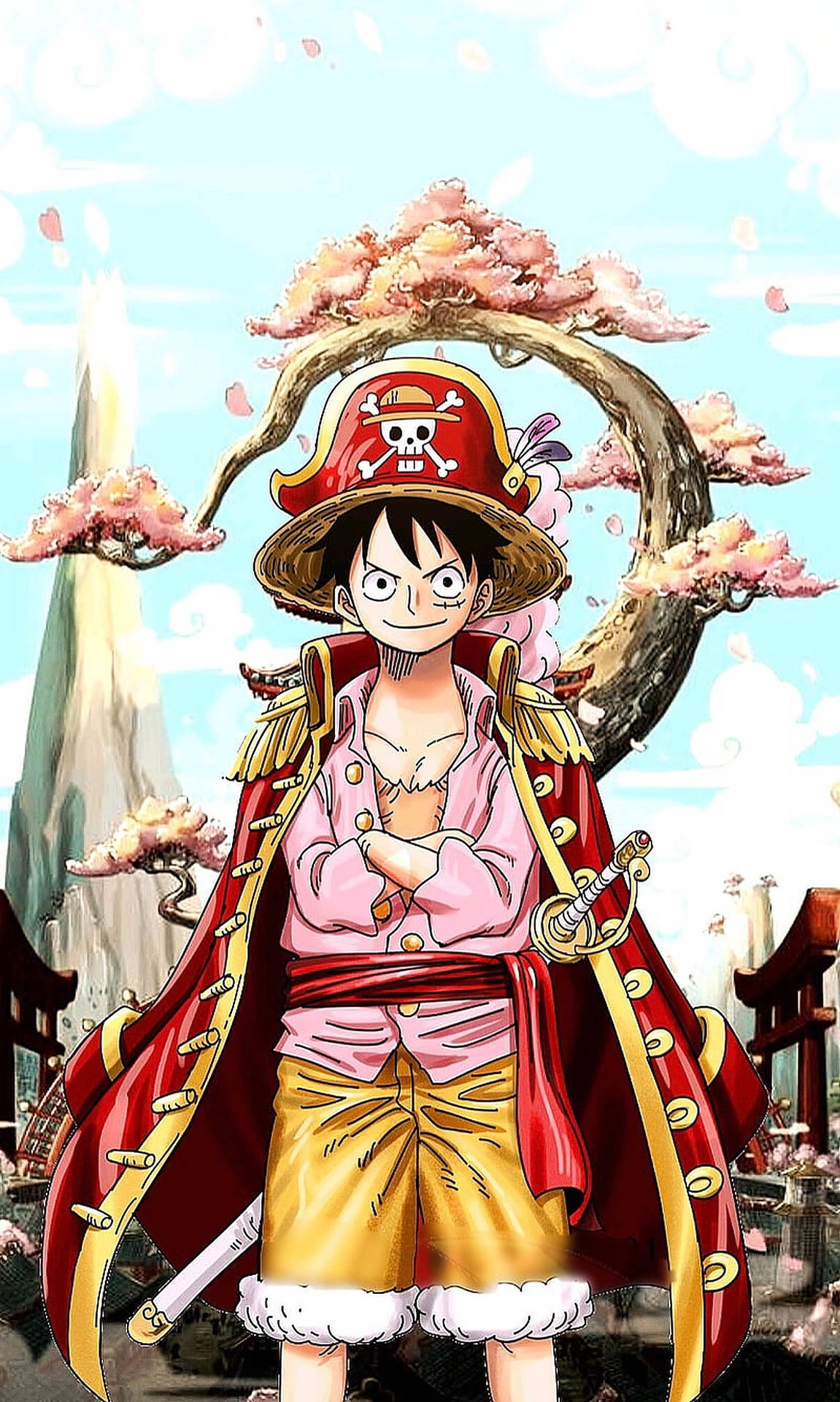 One Piece Luffy Aesthetic IPhone Wallpaper