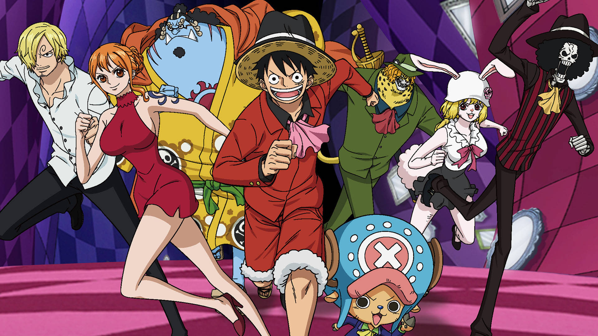 One Piece Luffy And Friends Background