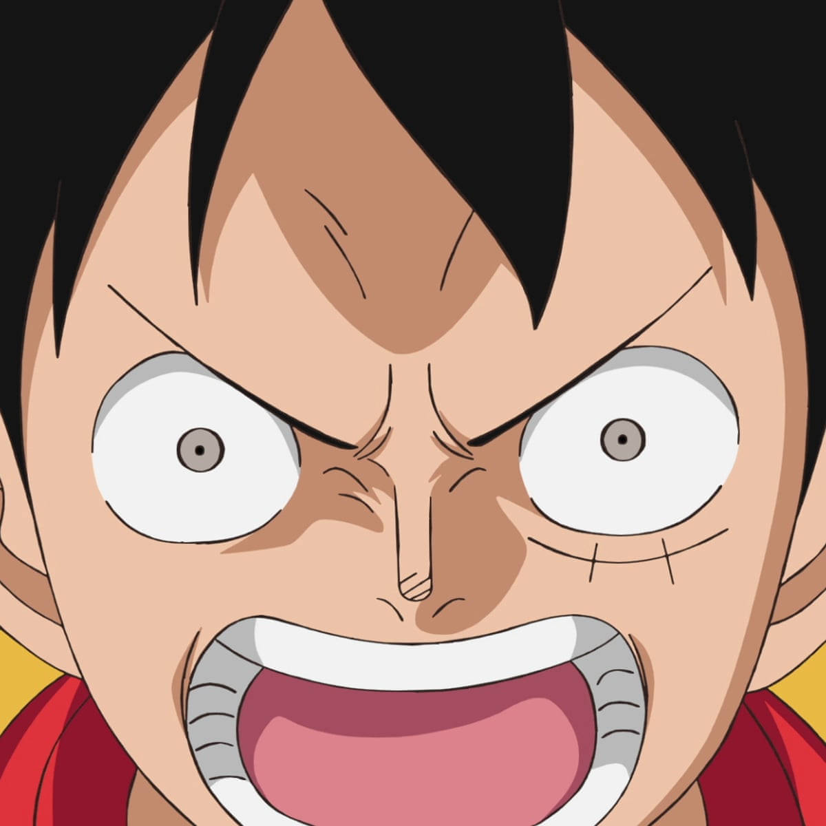One Piece Luffy Close-Up Wallpaper