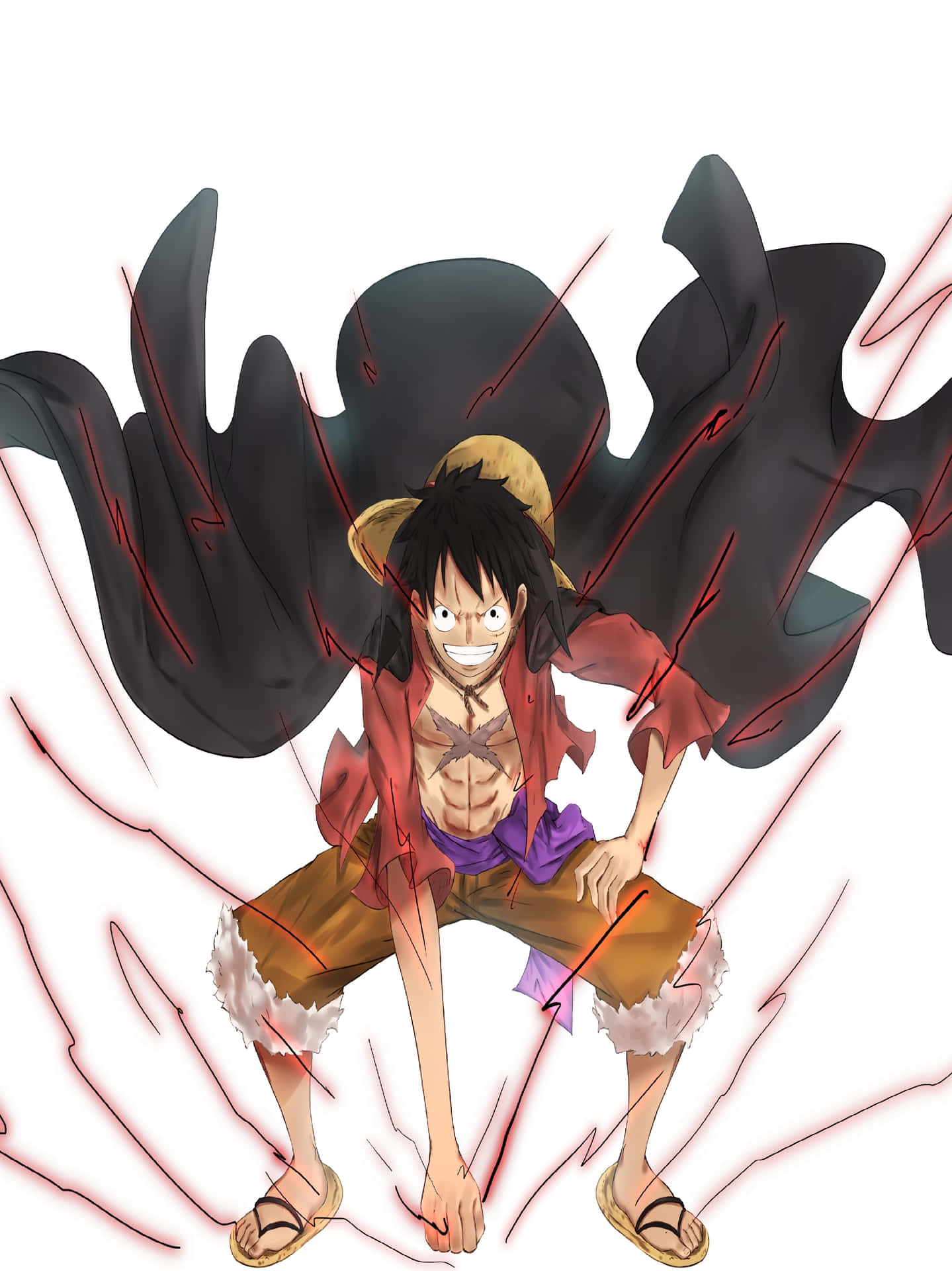 One Piece Luffy Gear Second Illustration Wallpaper