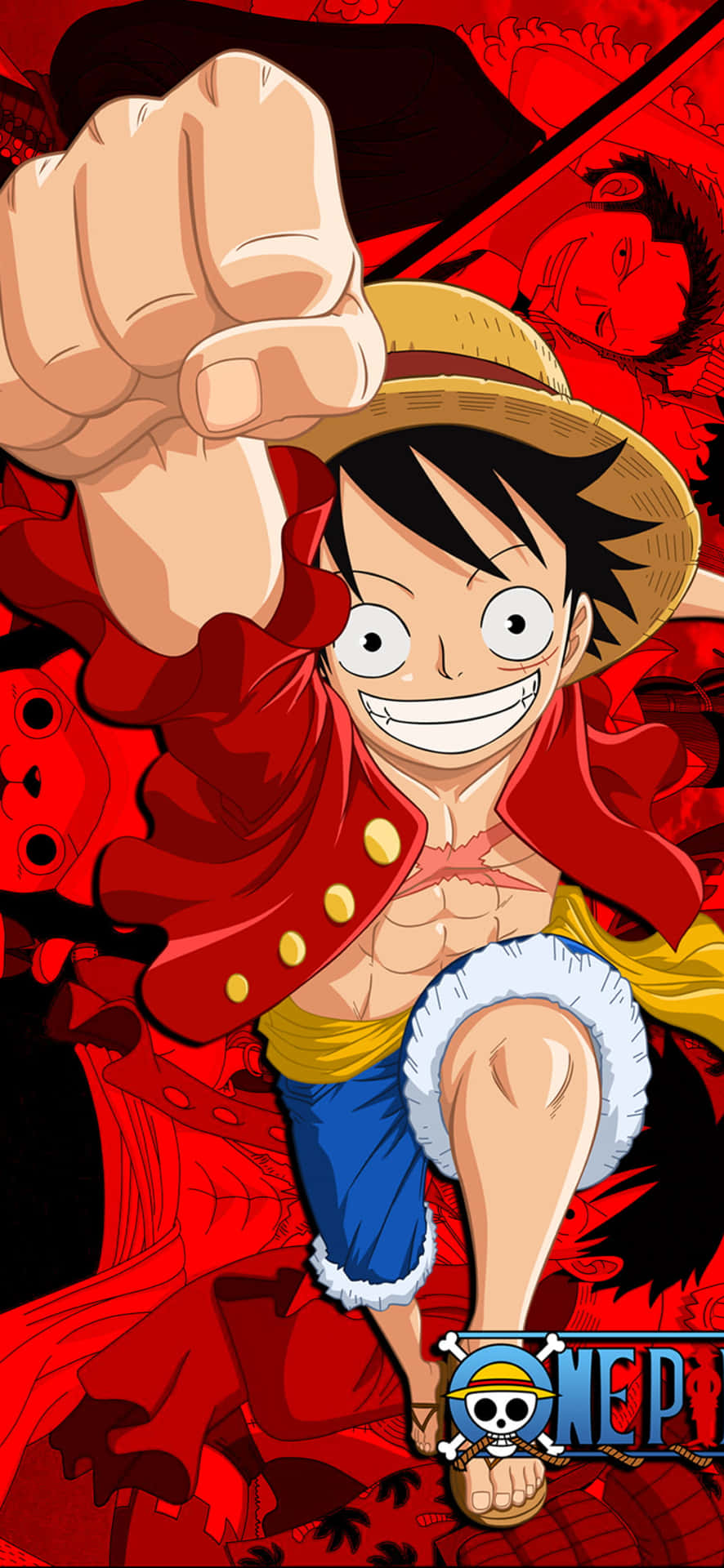 One Piece Monkey D. Luffy Art Wallpaper - Luffy Wallpaper iPhone