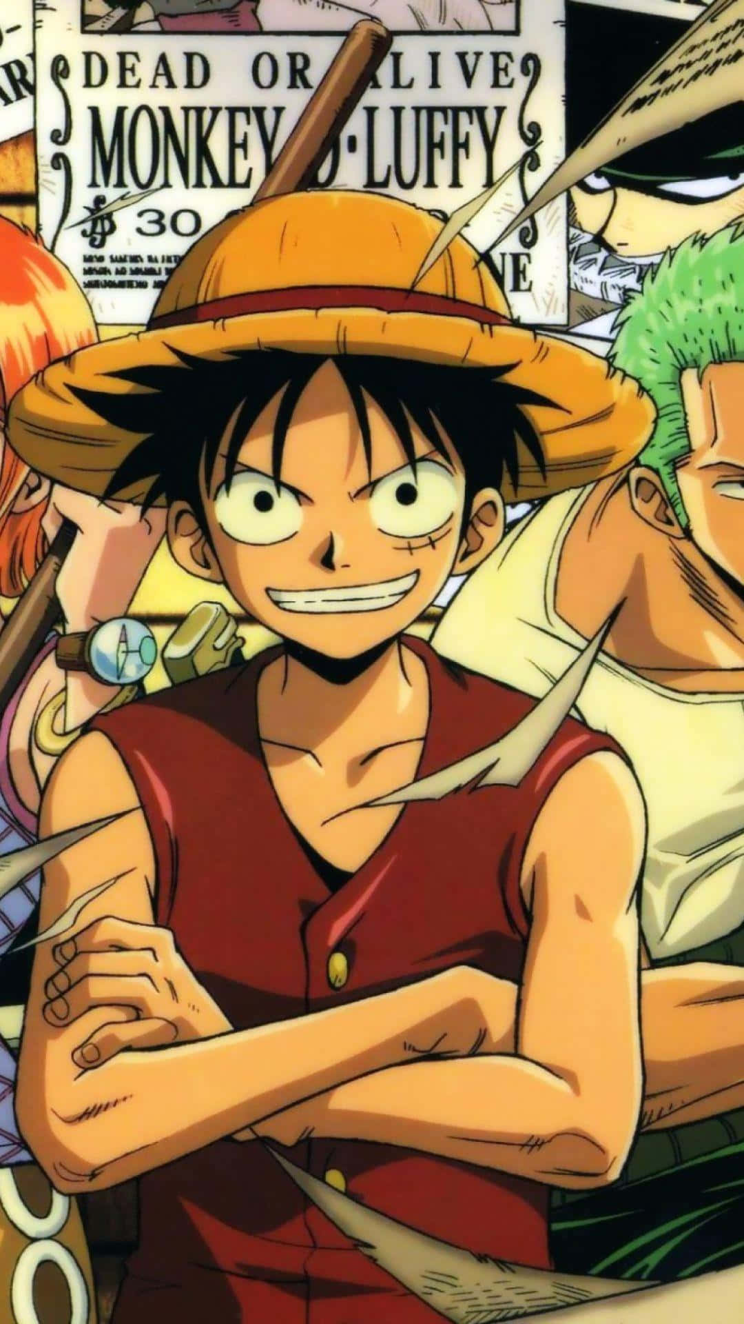Luffy on the iPhone Wallpaper